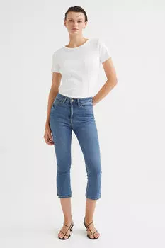 Укороченные джинсы скинни H&M, синий