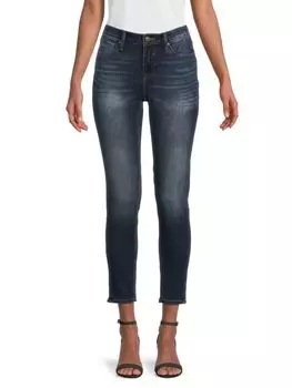 Укороченные джинсы скинни Jagger Vigoss, цвет Dark Wash