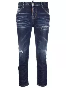 Укороченные джинсы скинни Jennifer DSQUARED2, синий