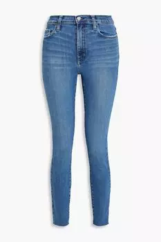 Укороченные джинсы скинни Siren с высокой посадкой Nobody Denim, синий