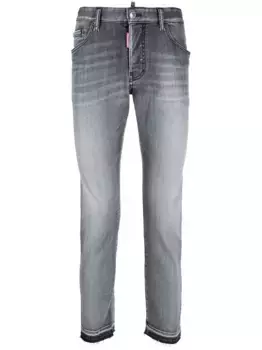 Укороченные джинсы Slim-fit DSQUARED2, серый