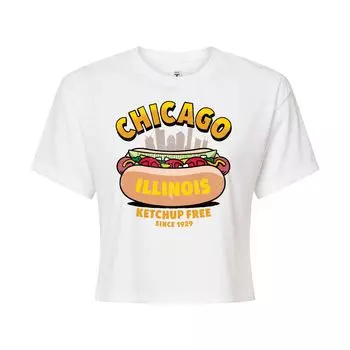 Укороченные футболки с рисунком Chicago для юниоров Licensed Character, белый