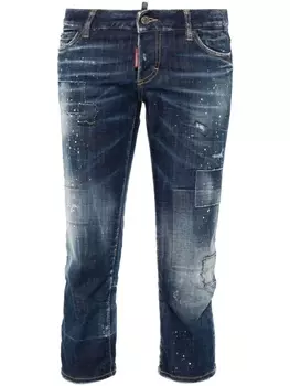 Укороченные капри Джинсы Dsquared2, синие