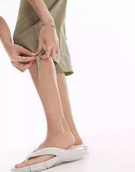 Укороченные капри карго с низкой посадкой Topshop