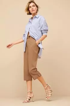 Укороченные капри Next, коричневый