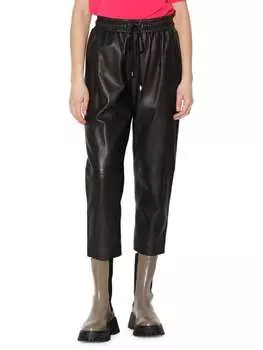 Укороченные кожаные брюки Walter Baker Minh, army