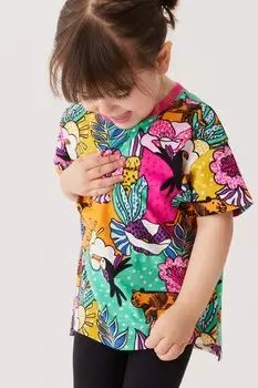 Укороченные леггинсы (3 мес 7 лет) Next, черный