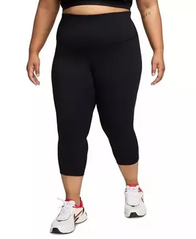 Укороченные леггинсы большого размера с высокой талией Nike, черный