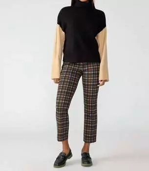 Укороченные леггинсы Carnaby Kick Crop Semi High Rise в клетку Cottage Check Sanctuary