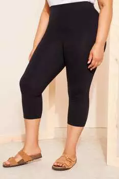 Укороченные леггинсы Curves Like These, черный