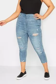 Укороченные леггинсы Jenny спереди Yours, синий