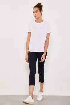 Укороченные леггинсы Mint Velvet, синий