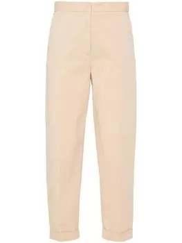 Укороченные поплиновые брюки Antonelli, бежевый