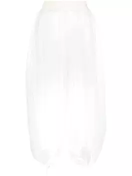 Укороченные прозрачные брюки STYLAND, белый