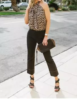 Укороченные прямые брюки Baxter черного цвета Ecru