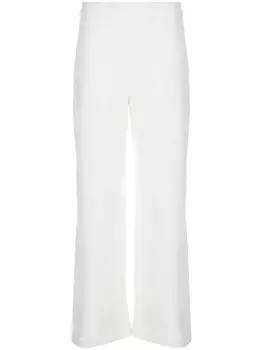 Укороченные прямые брюки без застежки Rosetta Getty, белый