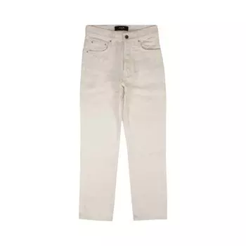 Укороченные прямые джинсы Amiri, цвет Белый