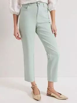 Укороченные прямые джинсы линдси Phase Eight, цвет Pale Green