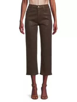 Укороченные прямые джинсы noa со средней посадкой и покрытием Hudson Brown