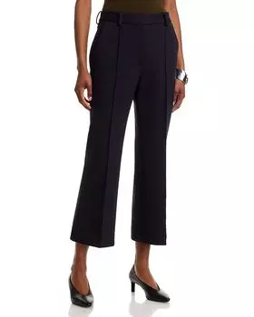 Укороченные расклешенные брюки CO, черный