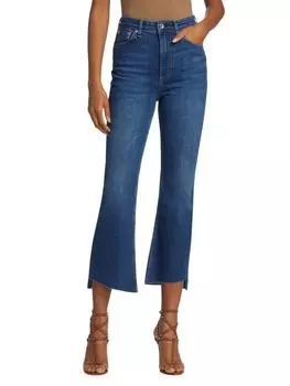 Укороченные расклешенные джинсы Casey с высокой посадкой Rag & Bone, цвет Jinx