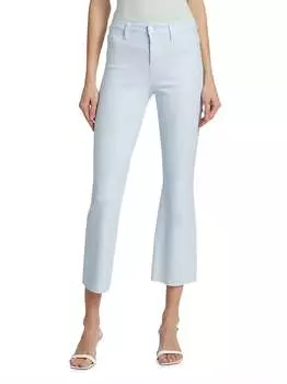 Укороченные расклешенные джинсы Kendra In Ice Water L'Agence
