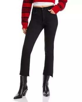 Укороченные рваные джинсы с высокой посадкой Insider в цвете Not Guilty MOTHER