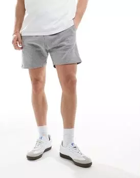 Укороченные серые шорты скинни ASOS DESIGN