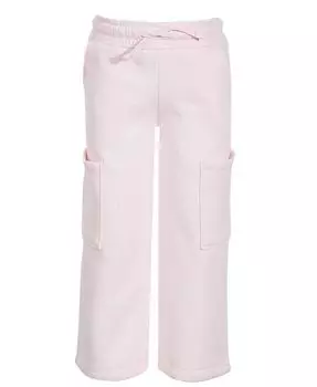 Укороченные широкие брюки из флиса для маленьких девочек Epic Threads, розовый