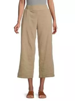 Укороченные широкие брюки RD Style, dune