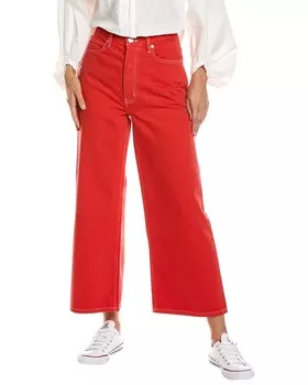 Укороченные широкие джинсы FRAME Denim Lunar New Year 1978 Goji Berry, красный