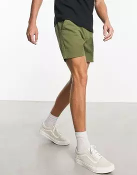 Укороченные шорты чиносы ASOS DESIGN цвета хаки