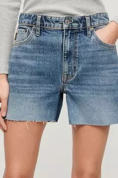 Укороченные шорты со средней посадкой Superdry, синий