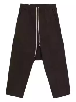 Укороченные спортивные брюки Rick Owens, коричневый