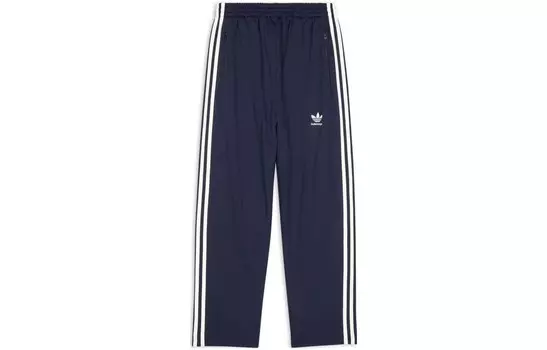 Укороченные спортивные штаны X Adidas Balenciaga, темно-синий