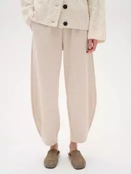 Укороченные трикотажные брюки laicent laicent InWear, цвет Vanilla Melange