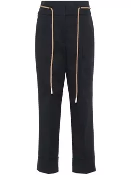 Укороченные узкие брюки Peserico, синий