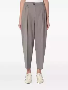 Укороченные зауженные брюки Erika Cavallini, нейтральный