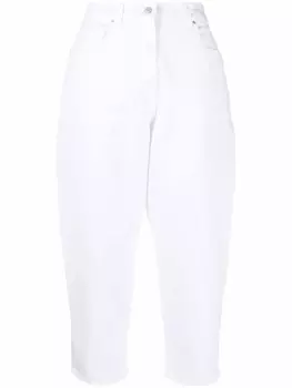 Укороченные зауженные брюки Fabiana Filippi, белый