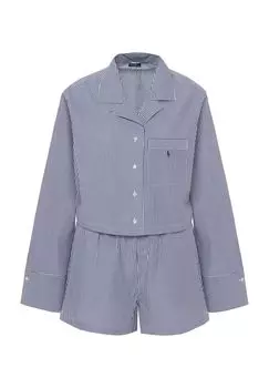Укороченные женские пижамы в полоску-рубашке POLO RALPH LAUREN, цвет Sortiert