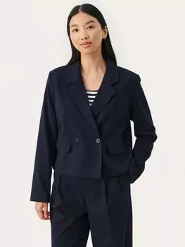 Укороченный блейзер Caisha Part Two, темно-синий