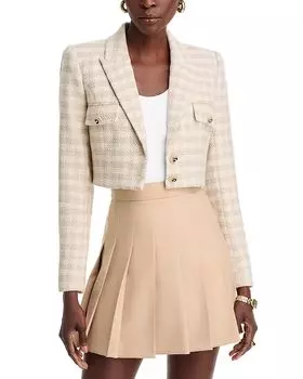 Укороченный блейзер Maura L'AGENCE, коричневый/бежевый