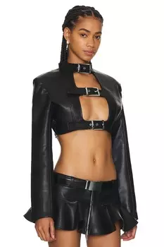 Укороченный блейзер шибари Lado Bokuchava, черный