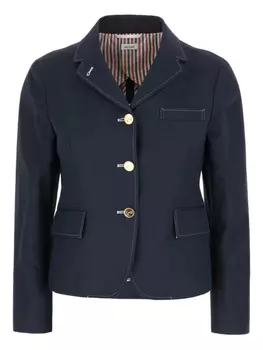 Укороченный блейзер Thom Browne, синий