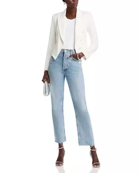 Укороченный блейзер Wayne L'AGENCE, слоновая кость/кремовый