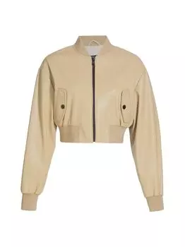 Укороченный бомбер из искусственной кожи Evelin LAMARQUE