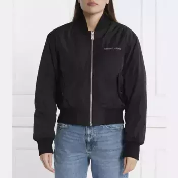 Укороченный бомбер Tommy Hilfiger, черный