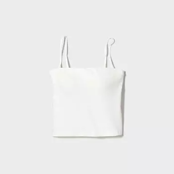 Укороченный бюстгальтер airism UNIQLO, белый