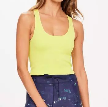 Укороченный бюстгальтер Balance Molly желтого цвета THE UPSIDE