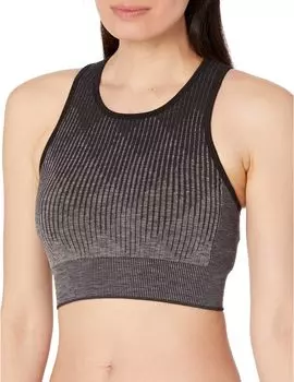 Укороченный бюстгальтер Intraknit Smartwool, цвет Black Heather